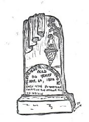 Robinson tombstone drawing