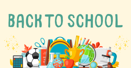 Back to school book cover