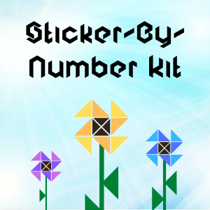 sticker by number kit