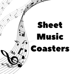 Sheet Music Coasters