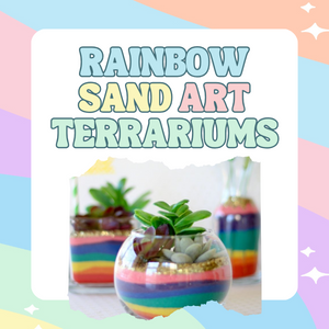 Rainbow Sand Art Terrariums